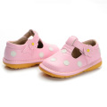 Pink with White Polka Dots Baby Shoes
